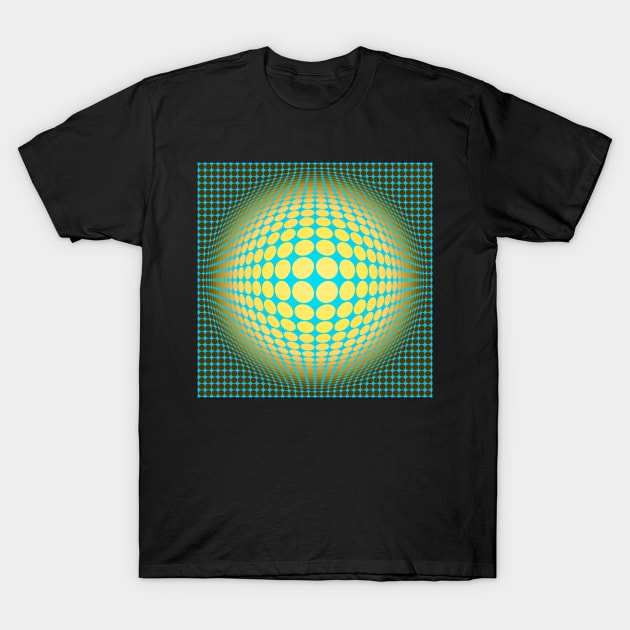 Homage to Vasarely T-Shirt by MichaelaGrove